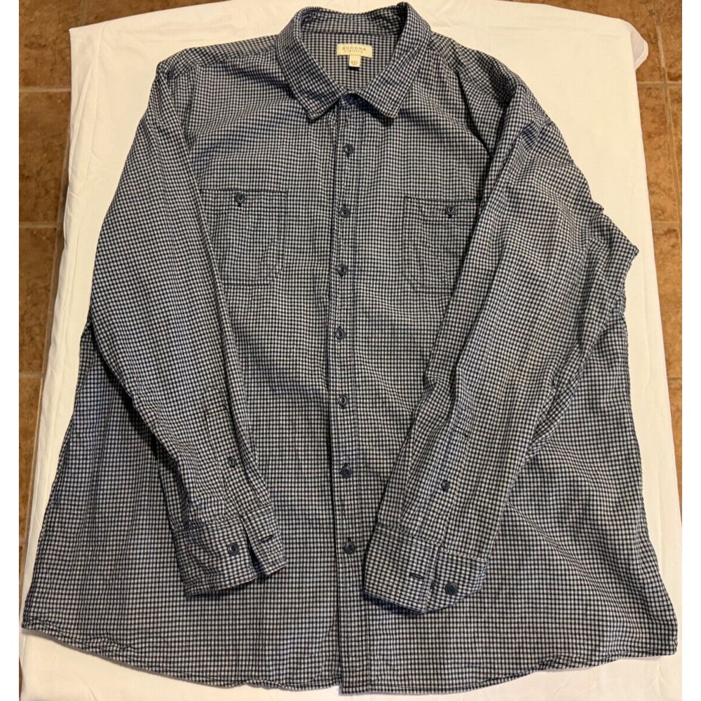Sonoma Men's Button Down Shirt - Blue - Size 2XL - Very Good Condition! Cotton